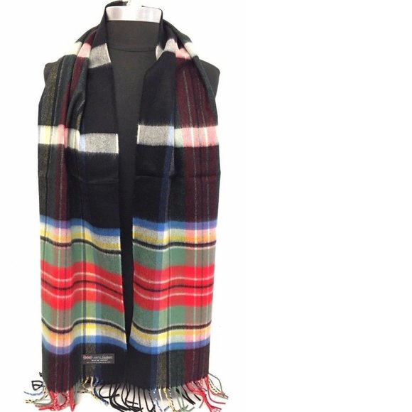 Men's Scotland Soft 100% CASHMERE SCARF - Picture 2 of 3